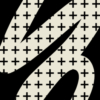 Brush Paint Cross Element from Modular Tiles Set