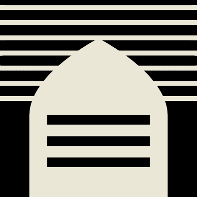 Door Antique Stripe Line Element from Modular Tiles Set