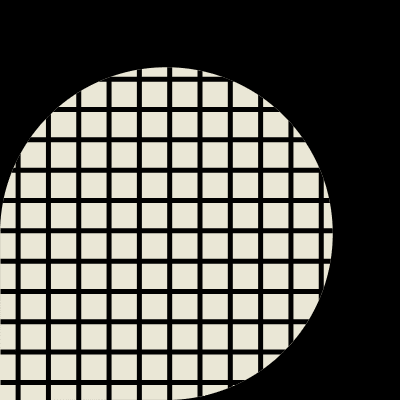 Flower Petals Gingham Element from Modular Tiles Set