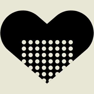 Heart Dot Element from Modular Tiles Set