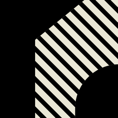 House Diagonal Oblique Element from Modular Tiles Set