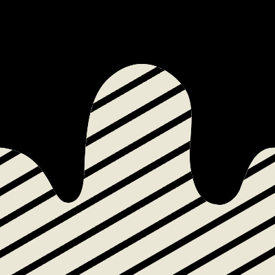 Ice Cream Melt Diagonal Oblique Element from Modular Tiles Set