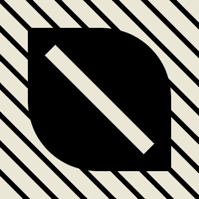 Leaf Diagonal Oblique Line Element from Modular Tiles Set