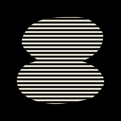 Rocks Oval Stripe Line Element from Modular Tiles Set