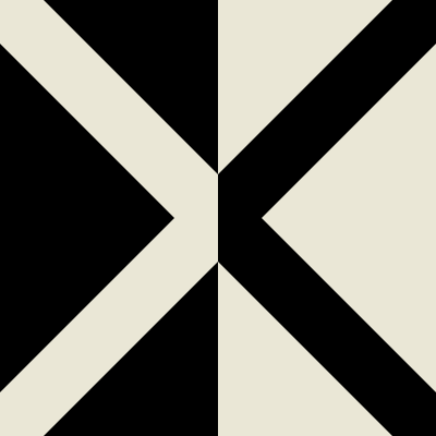 Stop Cross Half Element from Modular Tiles Set