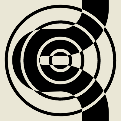 Vertical Worm Element from Modular Tiles Set