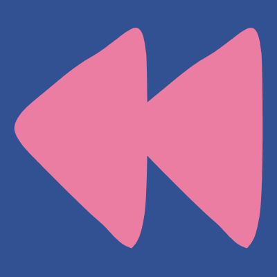 Arrow Backward Element from Modular Tiles Set