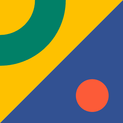 Circle Point Triangle Element from Modular Tiles Set