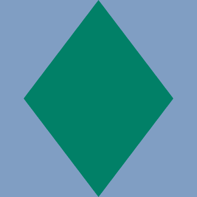 Diamond Element from Modular Tiles Set