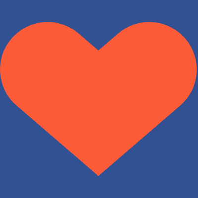Heart Element from Modular Tiles Set