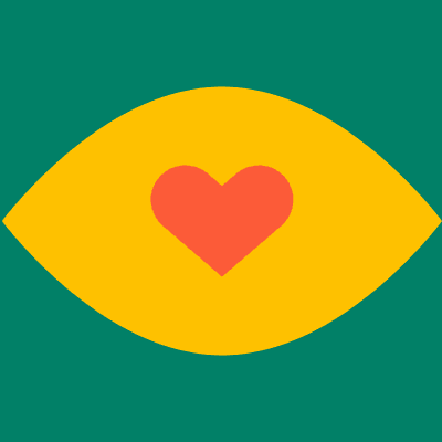 Heart In Eye Element from Modular Tiles Set