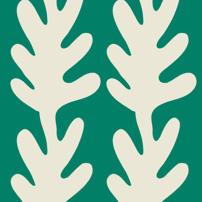 Leaves Fern Element from Modular Tiles Set