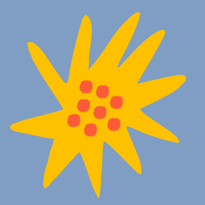Sun Flower Element from Modular Tiles Set
