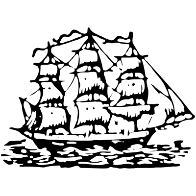 Junk Ship 22 Element from Vintage Illustrations Set