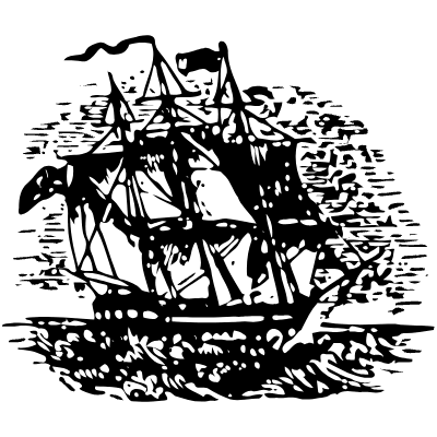 Junk Ship 27 Element from Vintage Illustrations Set