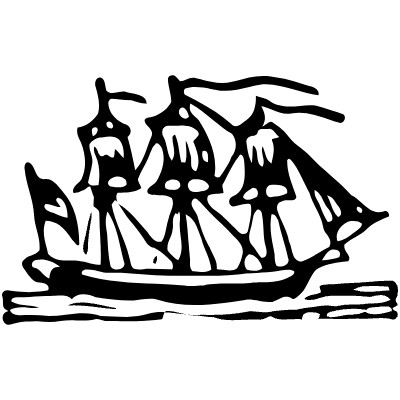 Junk Ship 4 Element from Vintage Illustrations Set