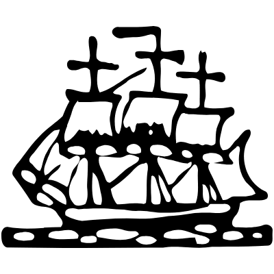 Junk Ship 5 Element from Vintage Illustrations Set