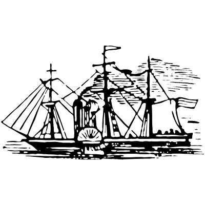 Steamship 21 Element from Vintage Illustrations Set