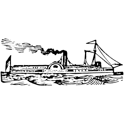 Steamship 9 Element from Vintage Illustrations Set