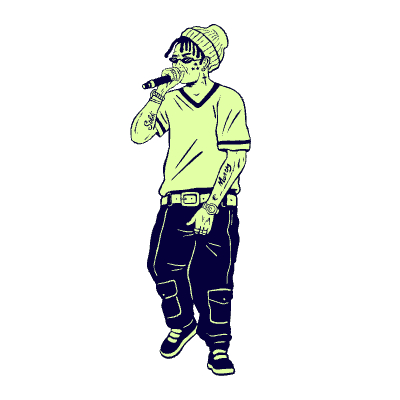 Rappers 2 Illustration from Urban Hive - Free Set