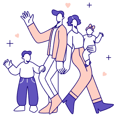 Family Illustration from Bangalore - Pro Set