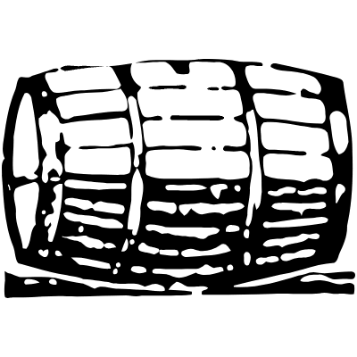 Barrel 1 Element from Vintage Illustrations Set