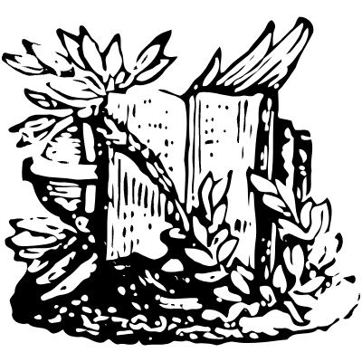 Book Decoration Element from Vintage Illustrations Set