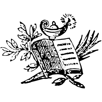 Book Writing 2 Element from Vintage Illustrations Set