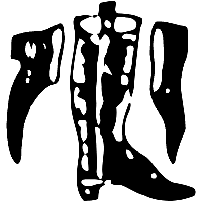 Boot 3 Element from Vintage Illustrations Set