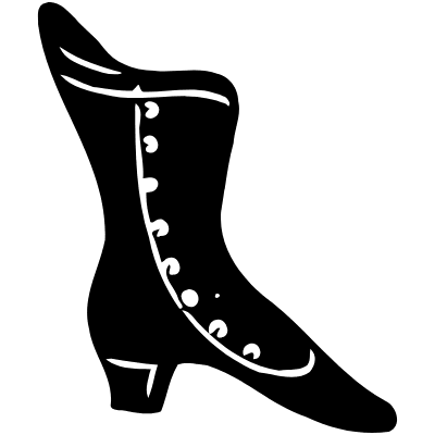 Boot 8 Element from Vintage Illustrations Set