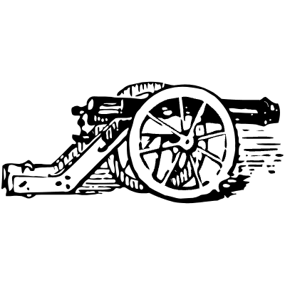 Cannon 2 Element from Vintage Illustrations Set