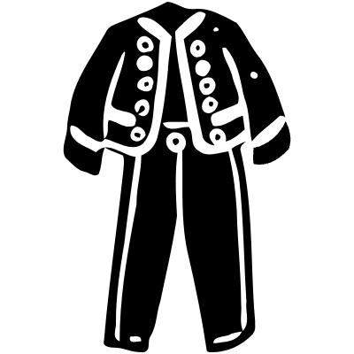 Costume Element from Vintage Illustrations Set