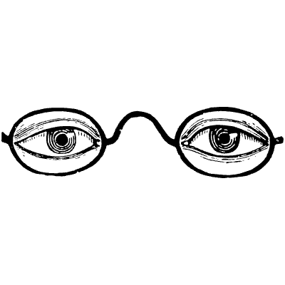 Eyeglasses 4 Element from Vintage Illustrations Set