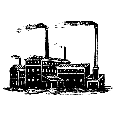 Factory Element from Vintage Illustrations Set