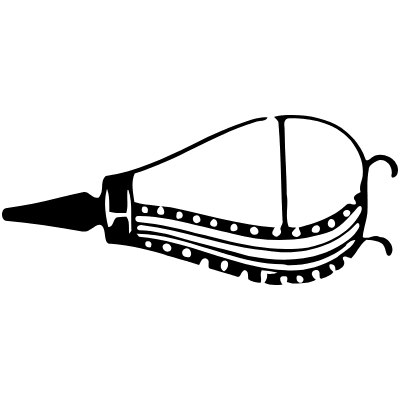 Fireplace Bellows Element from Vintage Illustrations Set