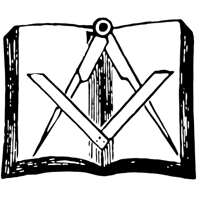 Freemason Square Compasses 1 Element from Vintage Illustrations Set