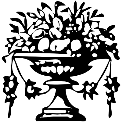 Fruit Bowl 2 Element from Vintage Illustrations Set