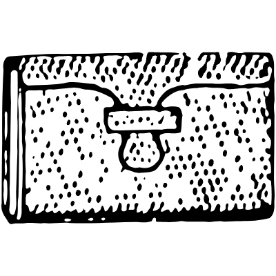 Hand Bag 1 Element from Vintage Illustrations Set