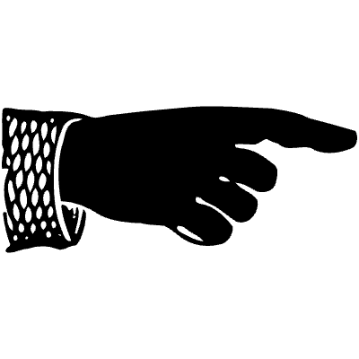 Hand Point 12 Element from Vintage Illustrations Set