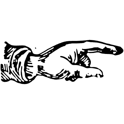 Hand Point 7 Element from Vintage Illustrations Set