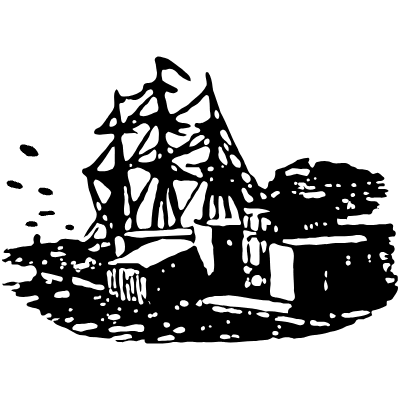 Harbour Port 1 Element from Vintage Illustrations Set