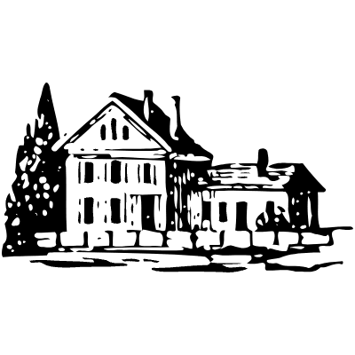 House 3 Element from Vintage Illustrations Set