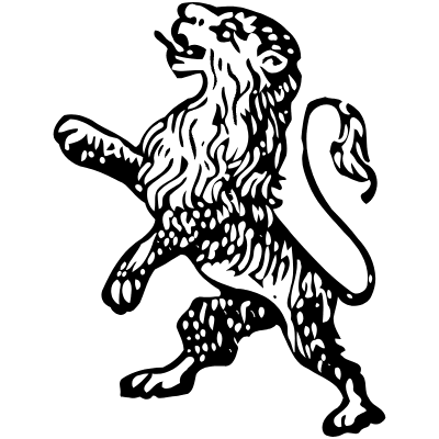 Lion Symbol 1 Element from Vintage Illustrations Set