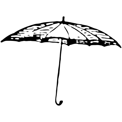 Open Umbrella 2 Element from Vintage Illustrations Set