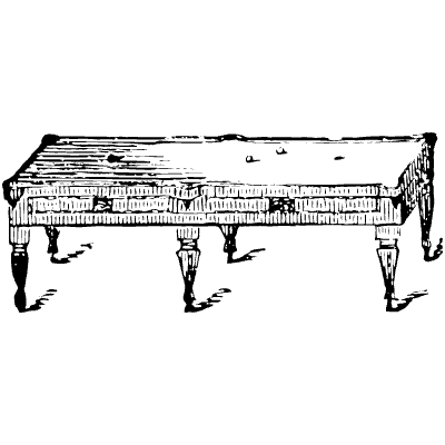 Pool Table 2 Element from Vintage Illustrations Set