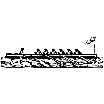 Rowboat 1 Element from Vintage Illustrations Set