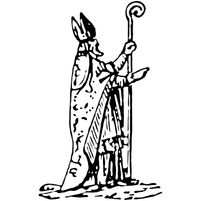 Saint 1 Element from Vintage Illustrations Set