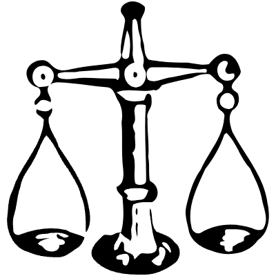 Scale Balance 1 Element from Vintage Illustrations Set