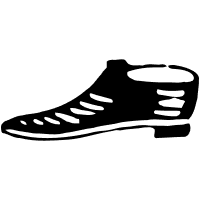 Shoe 2 Element from Vintage Illustrations Set