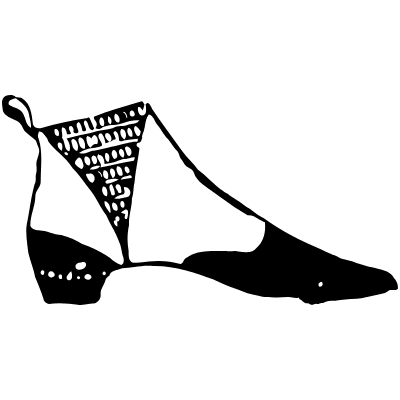 Shoe 5 Element from Vintage Illustrations Set